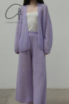 SWAYING/KNIT Seamless Mohair Suit SW212SZ69 Lilac PS16
